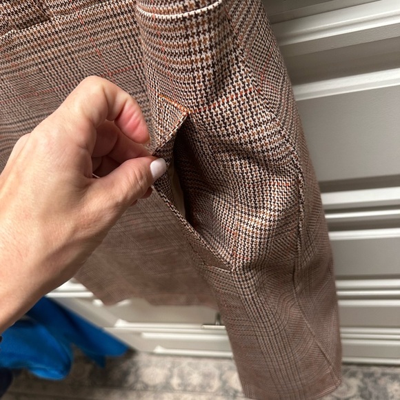 Loft  Brown Plaid Dress - Picture 10 of 10